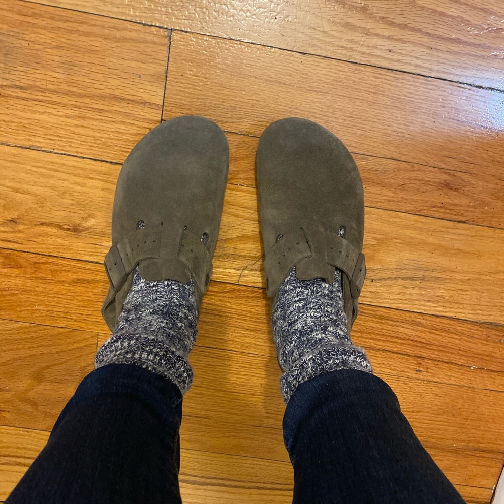 SUPER RARE Rick Owens x Birkenstock Boston, sz 39